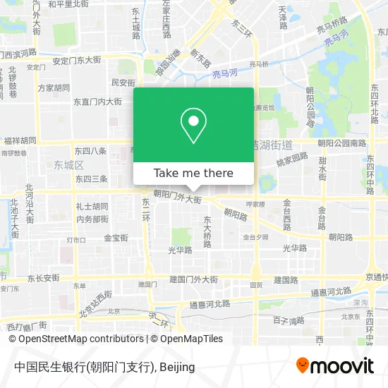 中国民生银行(朝阳门支行) map