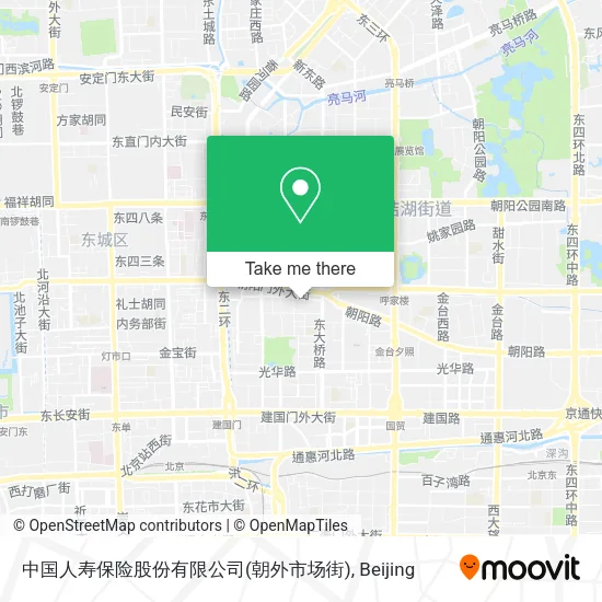中国人寿保险股份有限公司(朝外市场街) map