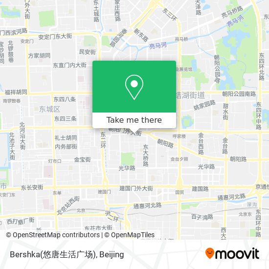 Bershka(悠唐生活广场) map
