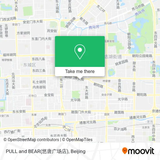 PULL and BEAR(悠唐广场店) map