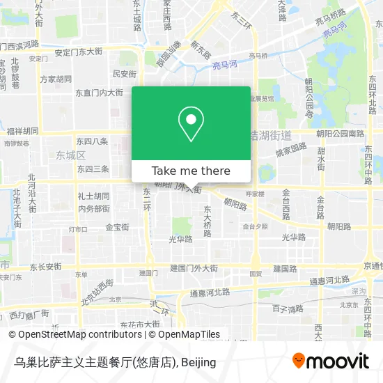 乌巢比萨主义主题餐厅(悠唐店) map