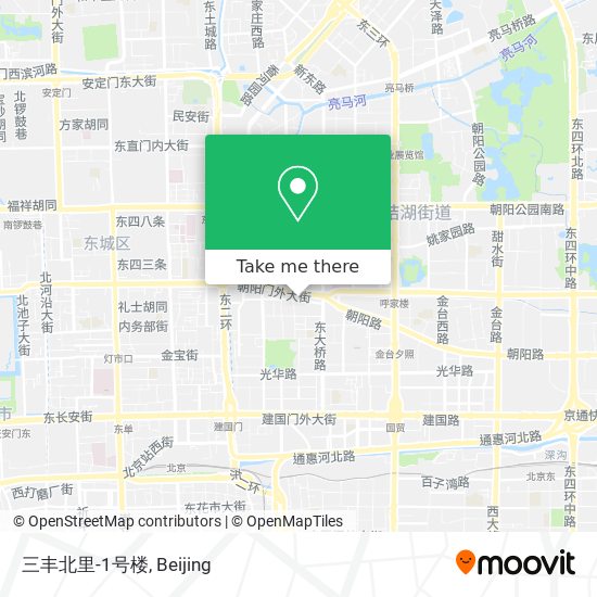三丰北里-1号楼 map