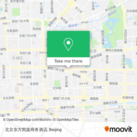 北京东方凯旋商务酒店 map