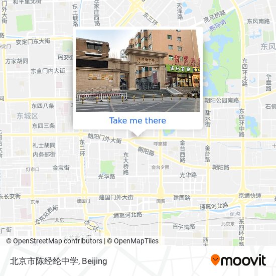 北京市陈经纶中学 map