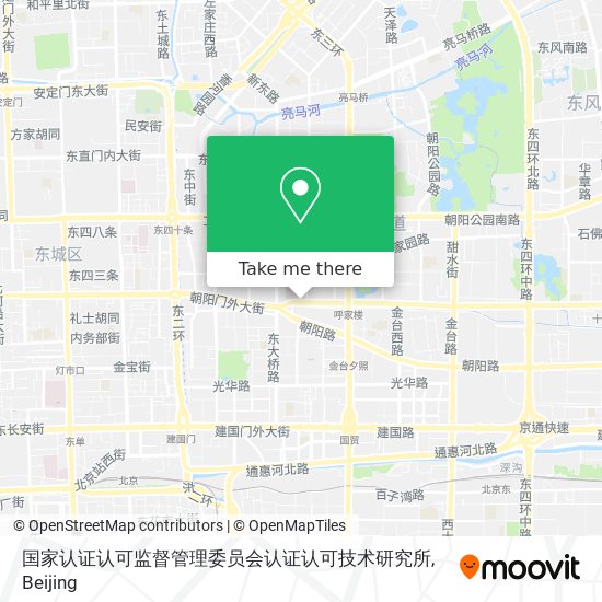 国家认证认可监督管理委员会认证认可技术研究所 map