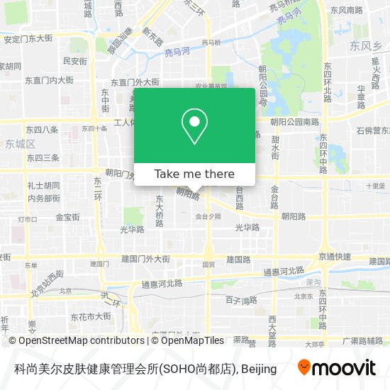 科尚美尔皮肤健康管理会所(SOHO尚都店) map