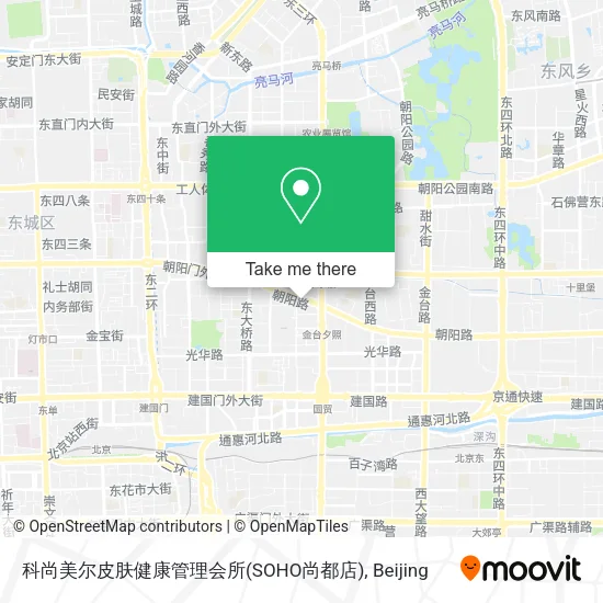 科尚美尔皮肤健康管理会所(SOHO尚都店) map