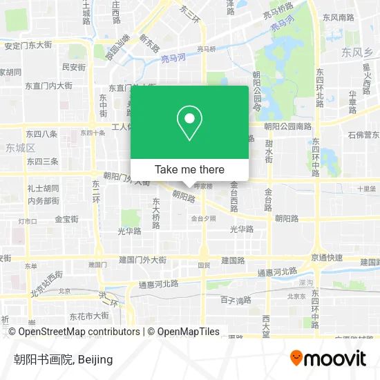 朝阳书画院 map