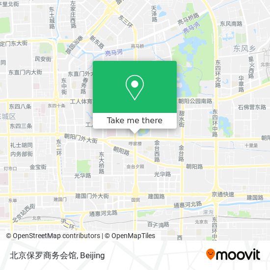 北京保罗商务会馆 map