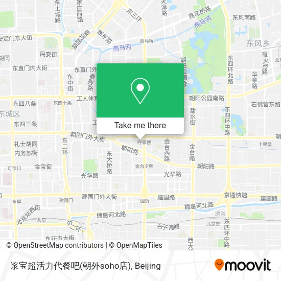 浆宝超活力代餐吧(朝外soho店) map