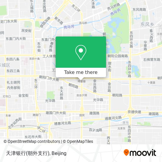 天津银行(朝外支行) map