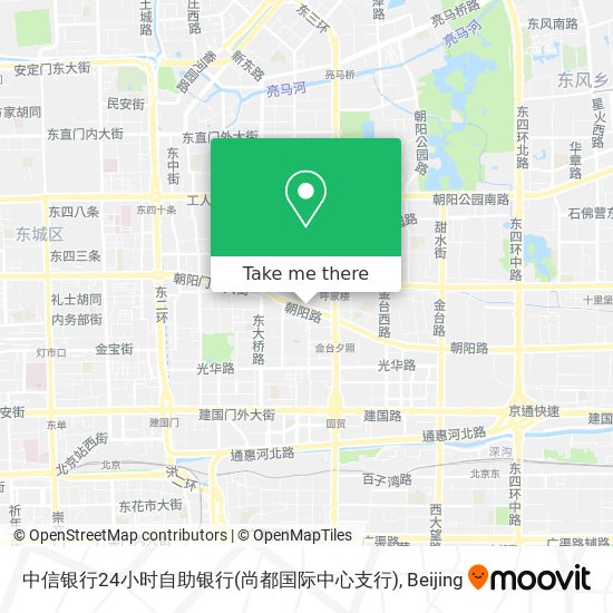 中信银行24小时自助银行(尚都国际中心支行) map