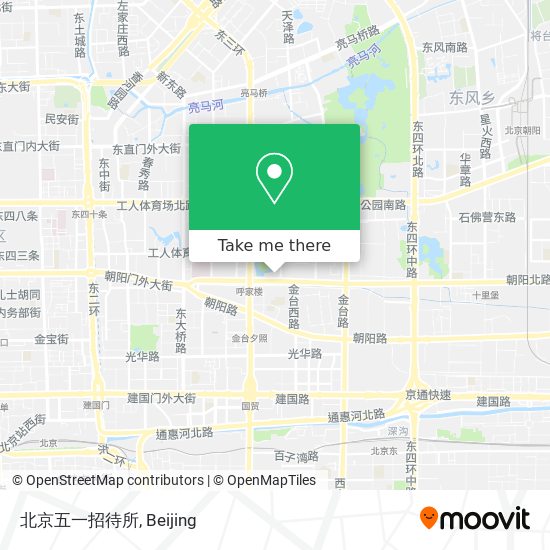 北京五一招待所 map