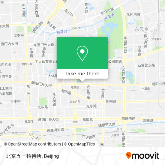 北京五一招待所 map