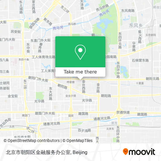 北京市朝阳区金融服务办公室 map