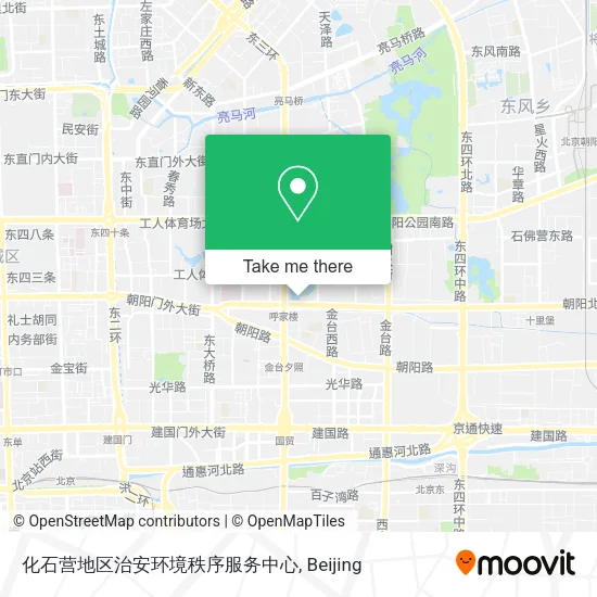 化石营地区治安环境秩序服务中心 map