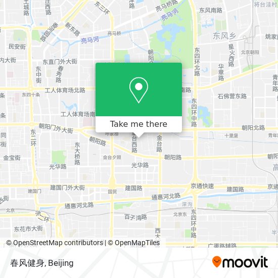 春风健身 map
