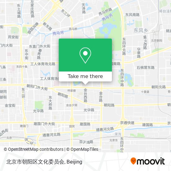 北京市朝阳区文化委员会 map