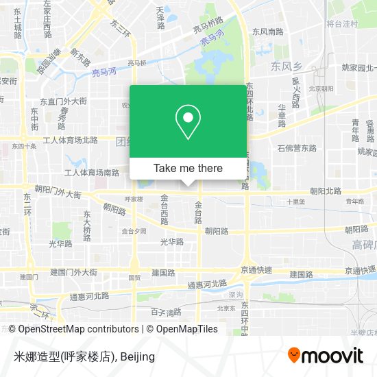 米娜造型(呼家楼店) map