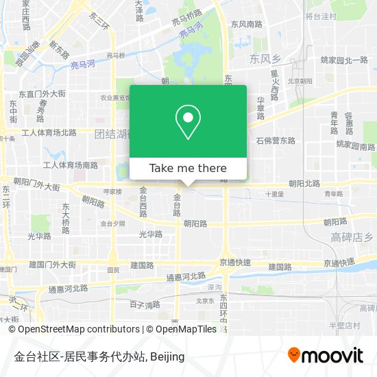 金台社区-居民事务代办站 map
