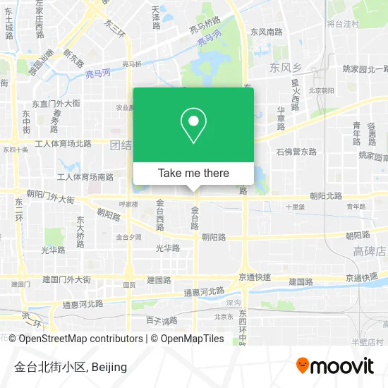 金台北街小区 map