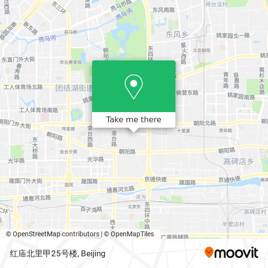 红庙北里甲25号楼 map