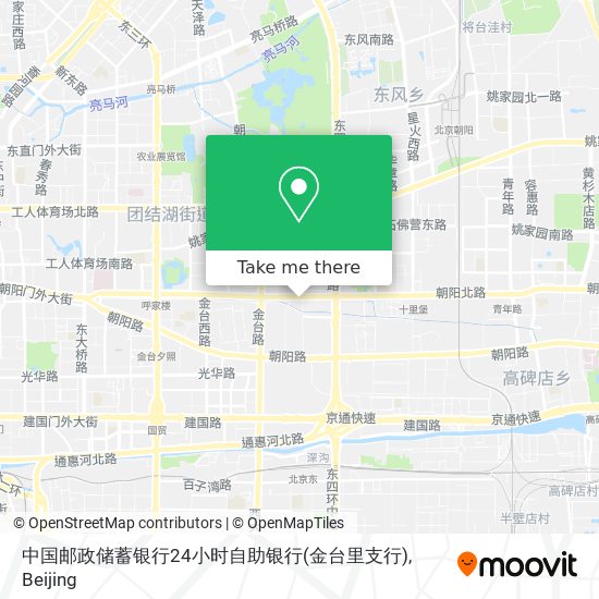 中国邮政储蓄银行24小时自助银行(金台里支行) map