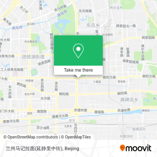 兰州马记拉面(延静里中街) map