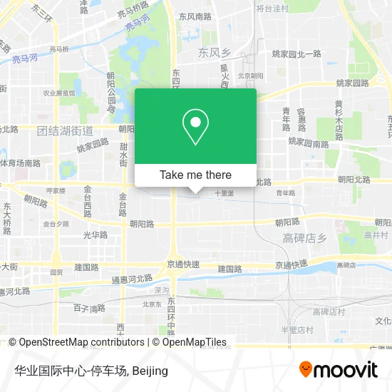 华业国际中心-停车场 map