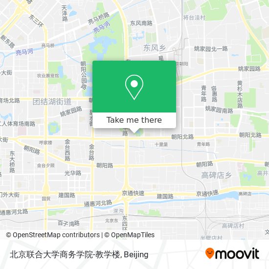 北京联合大学商务学院-教学楼 map