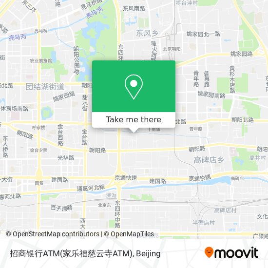 招商银行ATM(家乐福慈云寺ATM) map