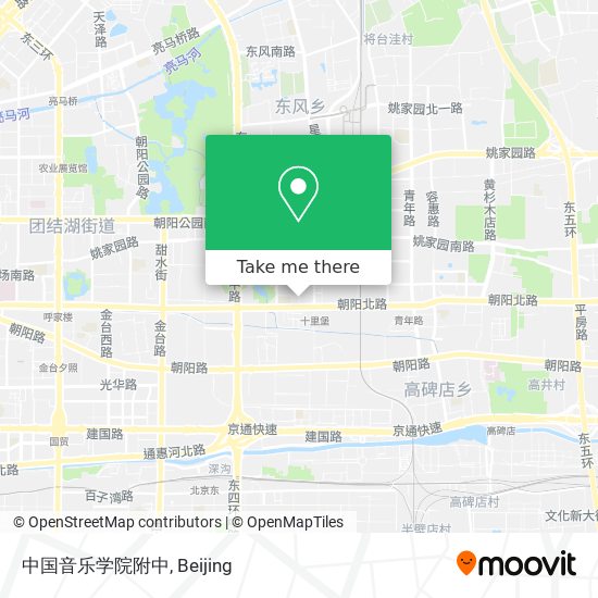 中国音乐学院附中 map