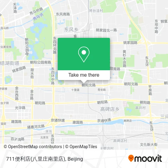 711便利店(八里庄南里店) map