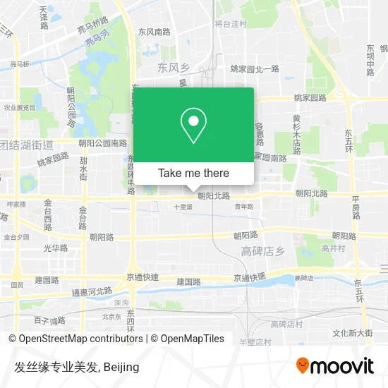发丝缘专业美发 map