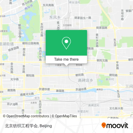 北京纺织工程学会 map