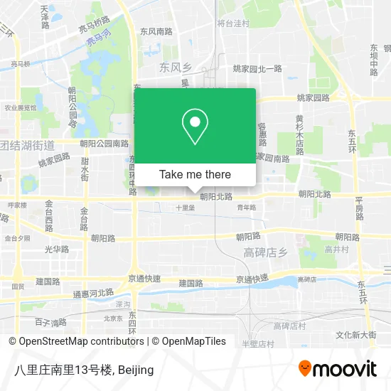 八里庄南里13号楼 map