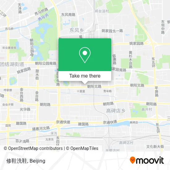 修鞋洗鞋 map