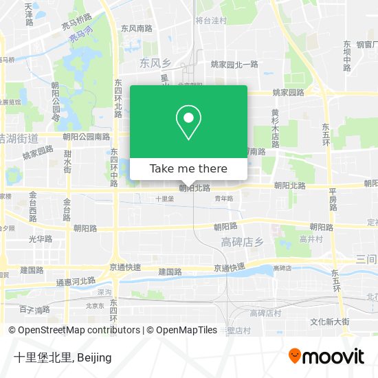 十里堡北里 map