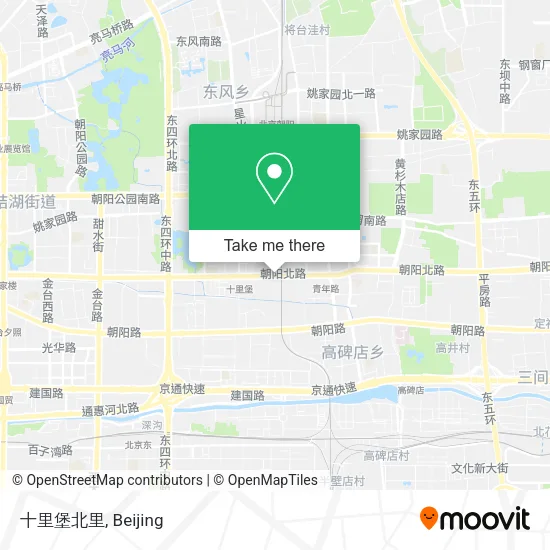十里堡北里 map