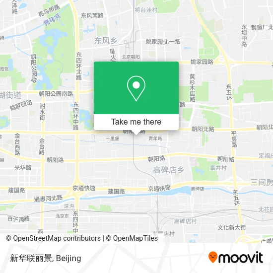 新华联丽景 map