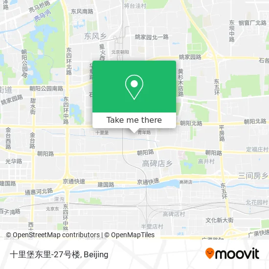 十里堡东里-27号楼 map