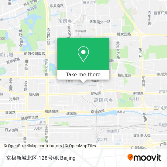 京棉新城北区-128号楼 map
