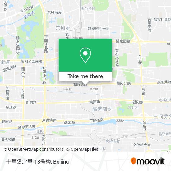 十里堡北里-18号楼 map