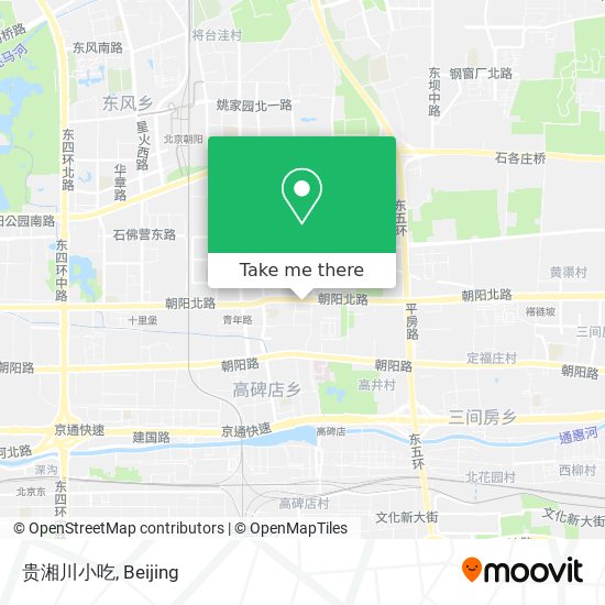 贵湘川小吃 map