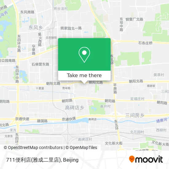 711便利店(雅成二里店) map