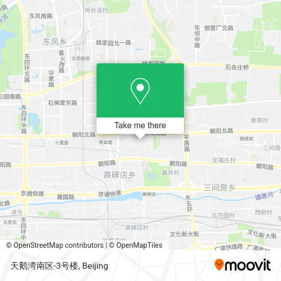 天鹅湾南区-3号楼 map