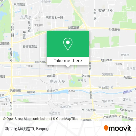 新世纪华联超市 map