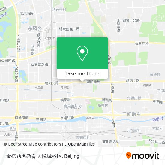 金榜题名教育大悦城校区 map