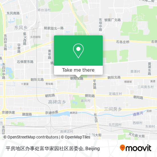 平房地区办事处富华家园社区居委会 map