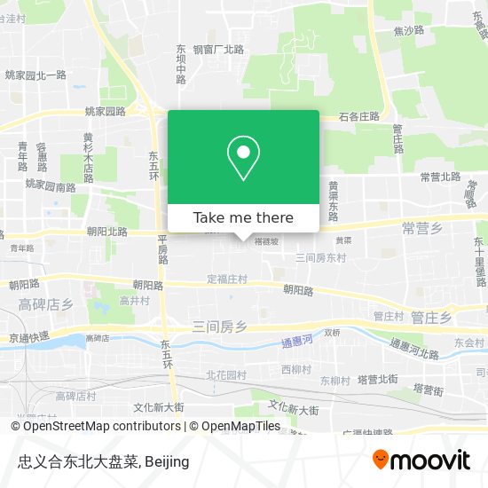 忠义合东北大盘菜 map